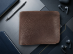 Premium Genuine Leather Bifold Wallet for Men – Vintage Brown  Wallet | Slim & Classic - Image 2