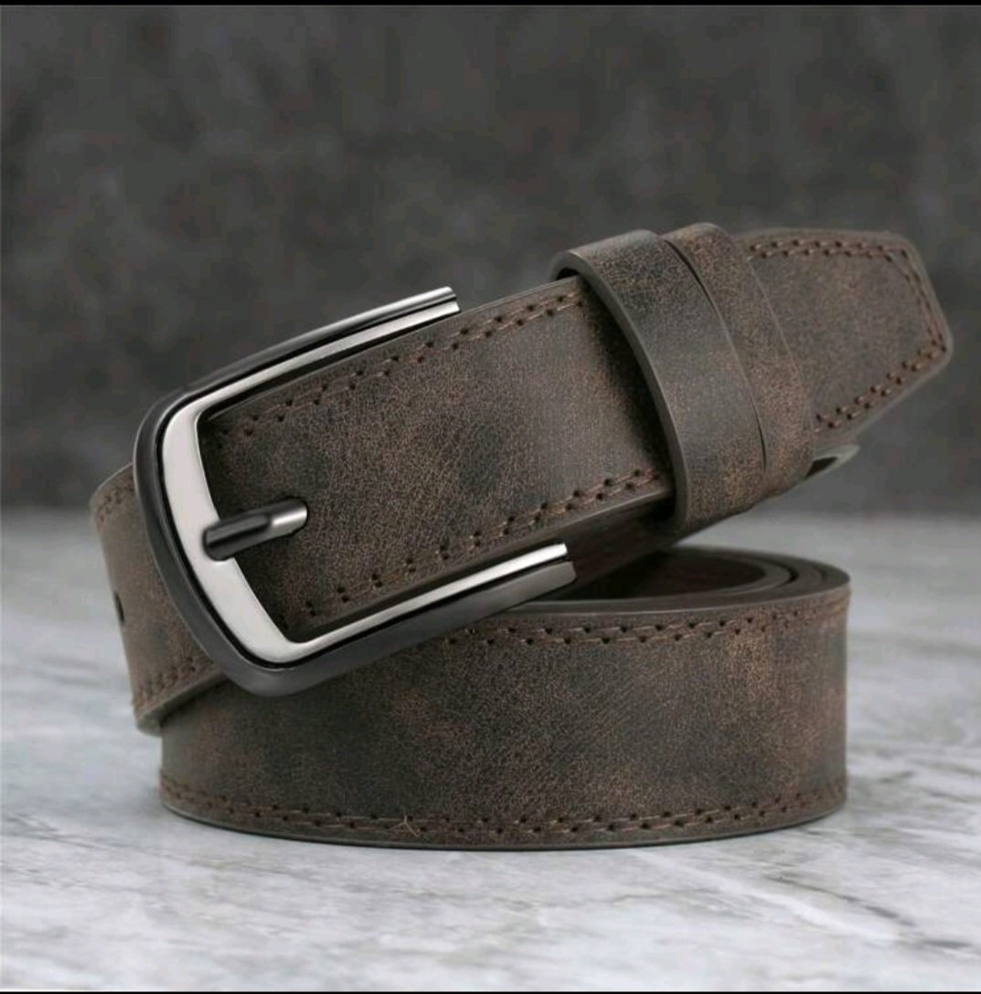 Screenshot_20260604_212938_SHEIN Vintage synthetic Leather Belt – Classic Metal Buckle - Image 1