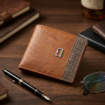 Executive  synthetic Leather Wallet for Men – Premium Bifold Wallet with Contrast Panel