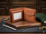 Executive  synthetic Leather Wallet for Men – Premium Bifold Wallet with Contrast Panel - Image 3
