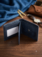 Executive  synthetic Leather Wallet for Men – Premium Bifold Wallet with Contrast Panel - Image 8