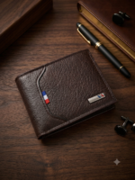 Premium pu Leather Men’s Wallet – Classic Bi-Fold Wallet - Image 2