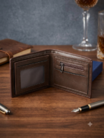 Premium pu Leather Men’s Wallet – Classic Bi-Fold Wallet - Image 5