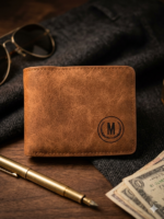 Pu Leather Men’s Wallet – Classic Bi-Fold Wallet