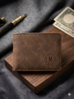 Pu Leather Men’s Wallet – Classic Bi-Fold Wallet - Image 2