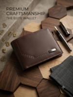 Premium pu Leather Wallet – Elegant Men’s Bifold Wallet - Image 2