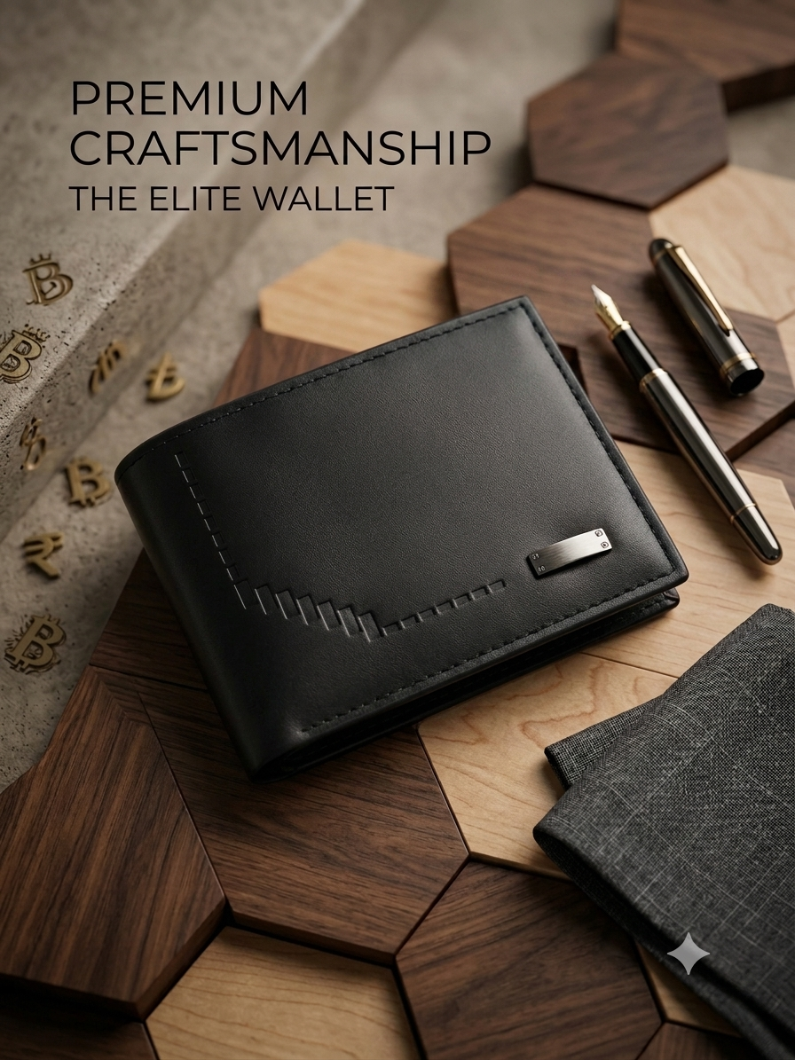 1788441387483 Premium pu Leather Wallet – Elegant Men’s Bifold Wallet - Image 1