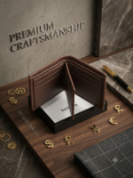 Premium pu Leather Wallet – Elegant Men’s Bifold Wallet - Image 3