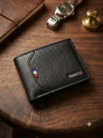 Premium pu Leather Men’s Wallet – Classic Bi-Fold Wallet - Image 4